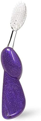 RADIUS Big Brush with Replaceable Head BPA Free & ADA Accepted Toothbrush Designed to Improve Gum Health & Reduce Gum Issues - Right Hand - Purple - Pack of 1