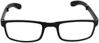 EXCEART - 2.50 Nearsighted Glasses Folding Reading Glasses Black Myopia Glasses Long Distance Eyeglasses with Portable Case