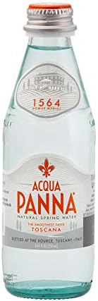 Acqua Panna Still Natural Spring Water in a Glass Bottle of 250ml/8.45 Fl.oz -Case of 24