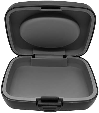 Portable Storage Carrying Case for All Brand Hearing Aid Amplifier/PSAP/BTE/ITE/ITC/CIC/RIC/RITE (Black)
