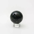 BEINUANCRYSTAL 1pc 55MM-60MM Natural Green gem Crystal Malachite Crystal Healing Balls