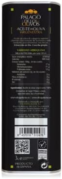 PALACIO DE LOS OLIVOS - Spanish Extra Virgin Olive Oil (Arbequina Variety) - 3 Litre Tin