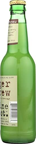 Maine Root Ginger Brew Soda, 12 Ounce - 4 per pack - 6 packs per case.