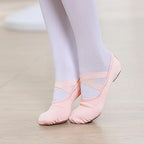 Stelle Ballet Shoes Toddler Slippers Highly Elastic Canvas Girls Ballerina Dance Shoes for Toddler/Little Kid/Big Kid/Women