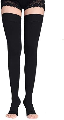 Thigh High Compression Socks for Men & Women, 20-30 mmHg Compression Stockings.