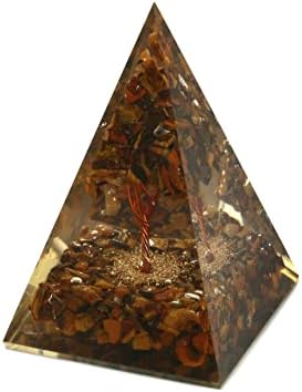 CrystalAge Tiger Eye Tree of Life Orgonite ~95mm