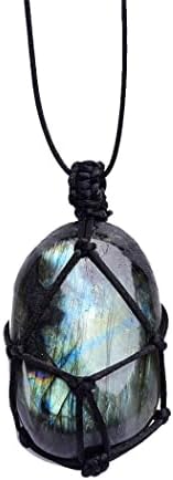 Natural Crystal Meteorite Necklace, Gold Irregular Lab Czech Meteorite Stone Pendant Energy Stone, Healing Natural Gemstone Pendant for Protection and Healing