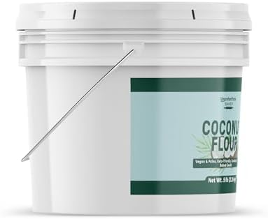 Unpretentious Coconut Flour, 1 Gallon, Vegan, Wheat Flour Alternative, Keto-Friendly