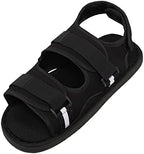 IPENNY Cast Shoes Open Toe Post Op Shoes with Waterproof Leg Cover, Fracture Foot Surgical Support Medical Walking Boot Surgery Recovery Plaster Shoes with Adjustable Straps, Fit for Kids Women Men