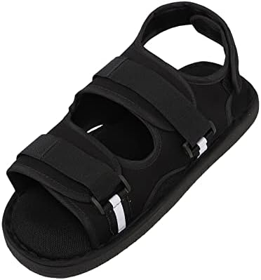 IPENNY Cast Shoes Open Toe Post Op Shoes with Waterproof Leg Cover, Fracture Foot Surgical Support Medical Walking Boot Surgery Recovery Plaster Shoes with Adjustable Straps, Fit for Kids Women Men