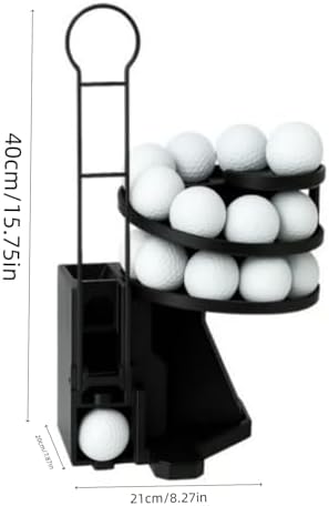 Range Reload Golf Ball Dispenser-Automatic Golf Ball Tee Up Machine for Driving Range & Home Use, No Electricity Required
