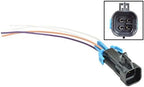 ICT Billet GM LS O2 Oxygen Sensor Square Male 1-Keyway Wire Connector Plug Pigtail WP0XY32