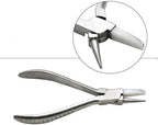 Airgoesin 3pcs Nose Pad Arm Adjusting Pliers Hand Tool Frames Eye Glasses Repair Tool Round Nylon Jaw Eyeglasses Frame Pliers Optical Pliers Eye Glasses Adjusting Pliers + 1 Mini Screwdriver