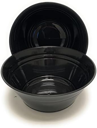 Mintra Home Snack Bowls (Large 2pk (4L), Black)