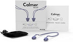 Flare Calmer Secure | Ear Plugs Alternative | Daily Noise Relief | Sound Sensitivity | Stress Relief | No Muffling | Improve Wellbeing | Comfy, Reusable, Soft Silicone Earplugs | Purple