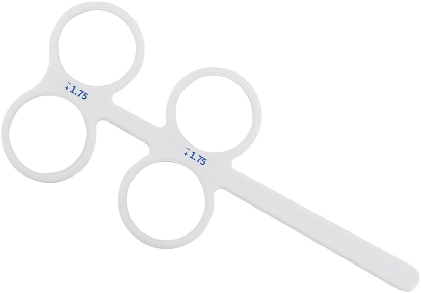 Top Brand 4 Lens Plastic Optical Flipper Ophthalmic Holder Eye Trainer occluder Optometry Equipment (Color : 1.75)