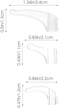 UKCOCO 15 Pairs Silicone Non-slip Eyeglass Ear Hooks Comfortable Glasses Holders Anti-skid Retainers for Secure Fit behind Ears, Portable Eyewear Accessories for Sports and Daily Use