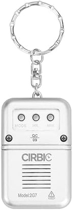 Talking Clock Keychain with LCD Screen - Clear American Accent, Announcing time with Press of The Button, Great for Visually impaired or Blind (1), Gray