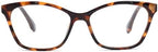 OPULIZE KAT Reading Glasses for Women Men, Cat-Eye Frame with Spring Hinges, Matt Taupe +1.50 (Pack of 1)