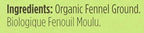 SPICELY Organic Ground Fennel, 0.5 OZ