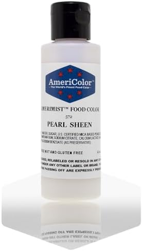 AmeriColor Airbrush Food Coloring, Pearl Sheen AmeriMist, 4.5 Ounce