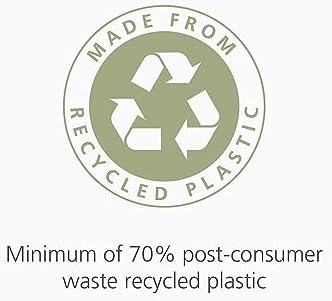 Joseph Joseph IW1 24-36L (6.3-9.5 Gallon) Eco Liners Recycled Bin Liner Trash Bags (20 Pack) - Grey