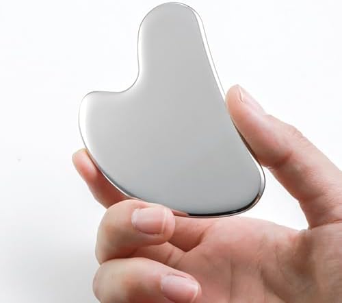 1PC Stainless Steel Gua Sha Scraper Massager For Face Neck Body Guasha Massage Tool Facial Skin Care Guasha Board Face Massager