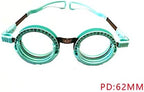 Optical Optic Trial Lens Frame - Optical Optic Trial Lens Frame - Trial Frames Optometry - Optometry Optician Eye Eyewear Eyeglasses Test Tool - Titanium Trial Frame Fixed PD(62mm), Blue