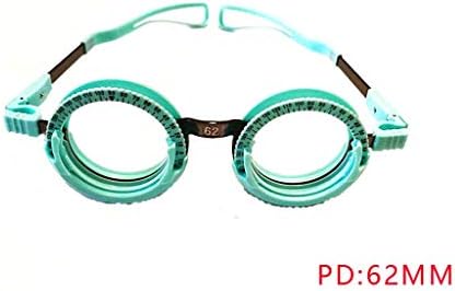 Optical Optic Trial Lens Frame - Optical Optic Trial Lens Frame - Trial Frames Optometry - Optometry Optician Eye Eyewear Eyeglasses Test Tool - Titanium Trial Frame Fixed PD(62mm), Blue