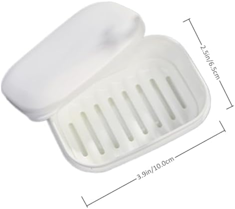 Ciieeo 2pcs Bathroom Organizers Soap Container Soap Holder Storage Box Shower Storage Decor