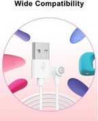 Bicmice Magnetic USB Charger Cable Replacement DC Charging Cord(2.6Ft/0.8M)