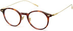 Cyxus Titanium Acetate Blue Light Glasses Woman Men, Round Reduce Eye Strain Anti-Migraine Computer Work Study 8364