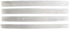 4 Pack Large Selenite Crystal Sticks - 10-12" Inch Selenite Wand - Charging Plate, Cleansing, Protection, Chakra Balancing, Healing Natural Stone, Positive Energy, Large Raw Rough Wand