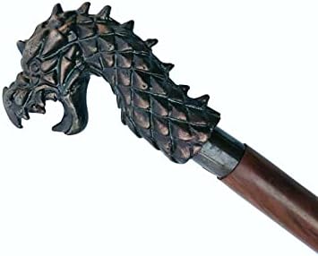 Brass Handle Victorian Telescope Foldable Wooden Walking Stick Cane Ideal Vintage Gift Men Women Father/Mother