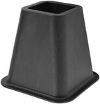 Pongnas Black Furniture Raisers Elephant Feet Design Set of 4 Desk Table Chair Lifters Increase Storage Space Mobility Support