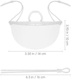 MAGICLULU 20Pcs Chef Masks Anti-Fog Plastic Nose Mouth Covers for Restaurant Kitchen Food Service Safety