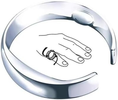 LIYYA Itchoate Anti Snore Ring Magnetic Therapy Acupressure Treatment Against Snoring Device Snore Stopper Finger Ring Sleeping Aid DH10.11 (Size : Full Sizes)