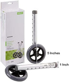 McKesson Universal Walker Wheels, Adjustable, 5 in Caster Wheels, 1 Pair