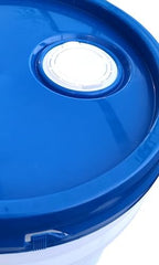 5 Gallon Measuring Mixing Graduated Bucket Pail Food Grade Leakproof Spout Lid Chemical Heat & Impact Resistant BPA Free Storage Alloy Handle Thickened HD Polypropylene Premium Quality FDA Compliant