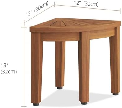 12" Kai OptiAREA Corner Teak Shaving & Washing Foot Rest
