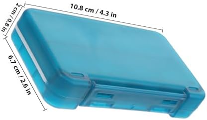 Small Travel Pill Organizer Case, Portable Weekly Organizer with Sealed Compartment, Compact Emerald Medicine Storage Box for Daily and Travel Use