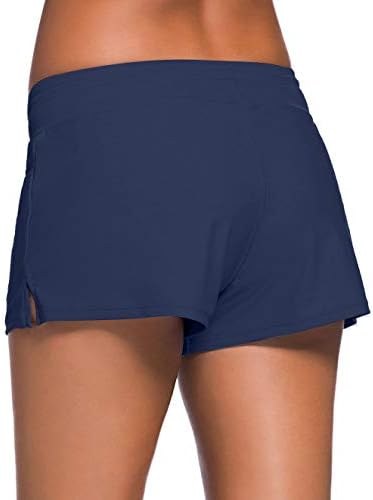 ChinFun Women's Board Shorts Swimswear Bottoms Tankini Swim Bathing Briefs Swimsuit Boardshorts Beach Trunks with Liner