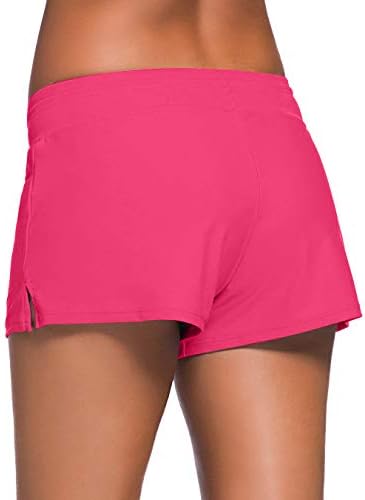 ChinFun Women's Board Shorts Swimswear Bottoms Tankini Swim Bathing Briefs Swimsuit Boardshorts Beach Trunks with Liner