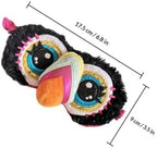 Sleeping Mask Cute Plush Toucan Eye Mask for Boys Comfortable Eye Cover for Travel and Home Rest