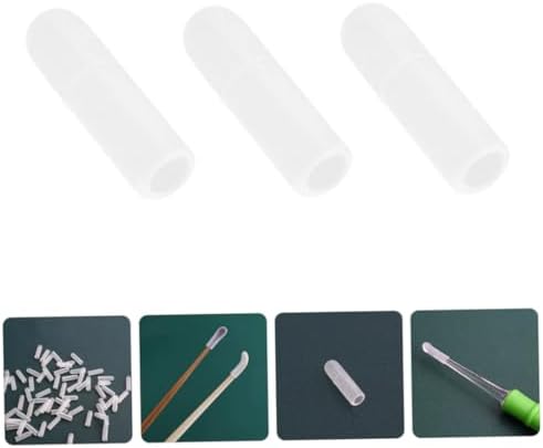 30pcs Silicone Ear Spoon Sleeves Reusable Ear Cleaning Cover for Removal Soft Cleaning Tool Cover Wax Removal Accessory Compatible Various Scoops