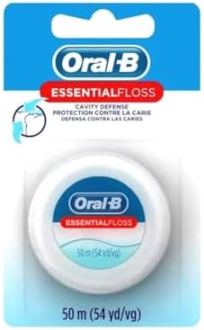 Oral-B Essential Floss 55 Yards Waxed (Pack of 6)