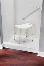 Moen Bath Safety Furniture Glacier Home Care Bath Safety Non-Slip Adjustable Tub and Shower Chair, DN7025