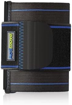 Actimove Sports Edition Wrist Support Elastic Wrap Around - Adjustable Support- Pain Relief with Medical Compression – Black, Universal