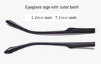 ZEALMAX 1 Pair Glasses Replacement Temple Arm, Eyewear Frame Temple for Repairing Eyeglasses, Black
