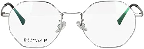 SHINU Blue Light Blockers Computer Glasses Men Women Titanium Frame with Spring Hinge Eyeglasses-8315